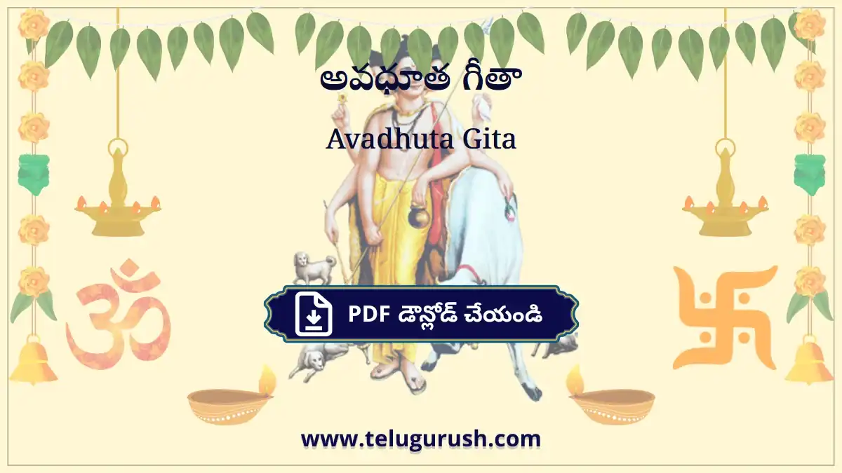 Avadhuta Gita – అవధూత గీతా