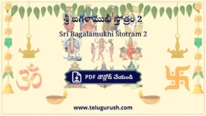 Sri Bagalamukhi Stotram 2 – శ్రీ బగళాముఖీ స్తోత్రం 2
