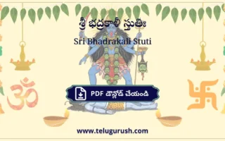 Sri Bhadrakali Stuti pdf download – శ్రీ భద్రకాళీ స్తుతిః