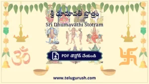 Sri Dhumavathi Stotram – శ్రీ ధూమావతీ స్తోత్రం