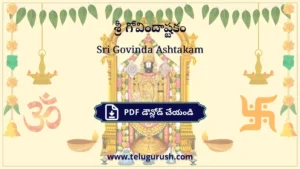 Sri Govinda Ashtakam – శ్రీ గోవిందాష్టకం