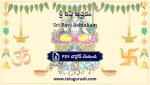 Sri Ravi Ashtakam – శ్రీ రవి అష్టకం