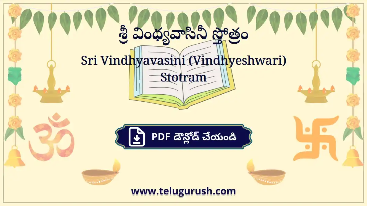 Sri Vindhyavasini (Vindhyeshwari) Stotram – శ్రీ వింధ్యవాసినీ స్తోత్రం
